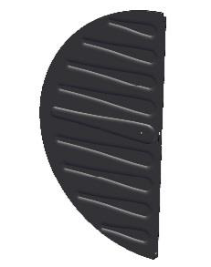 170C blue fan shutters